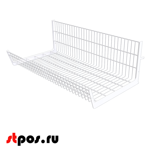 00_Основание корзины сетч.навесной 500х1000х300мм (унив.для 25 50серии), Глянец, RAL9016 Белый