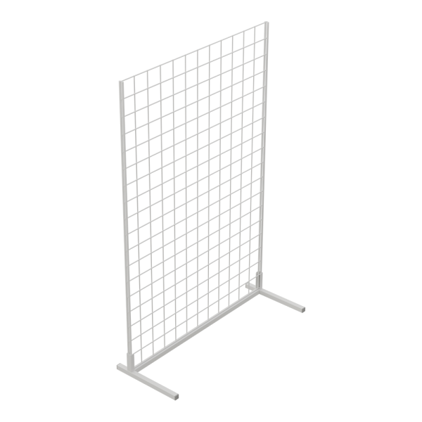 stpos_Стенд настольный с сеткой 900х600 мм, RAL9016, Белый