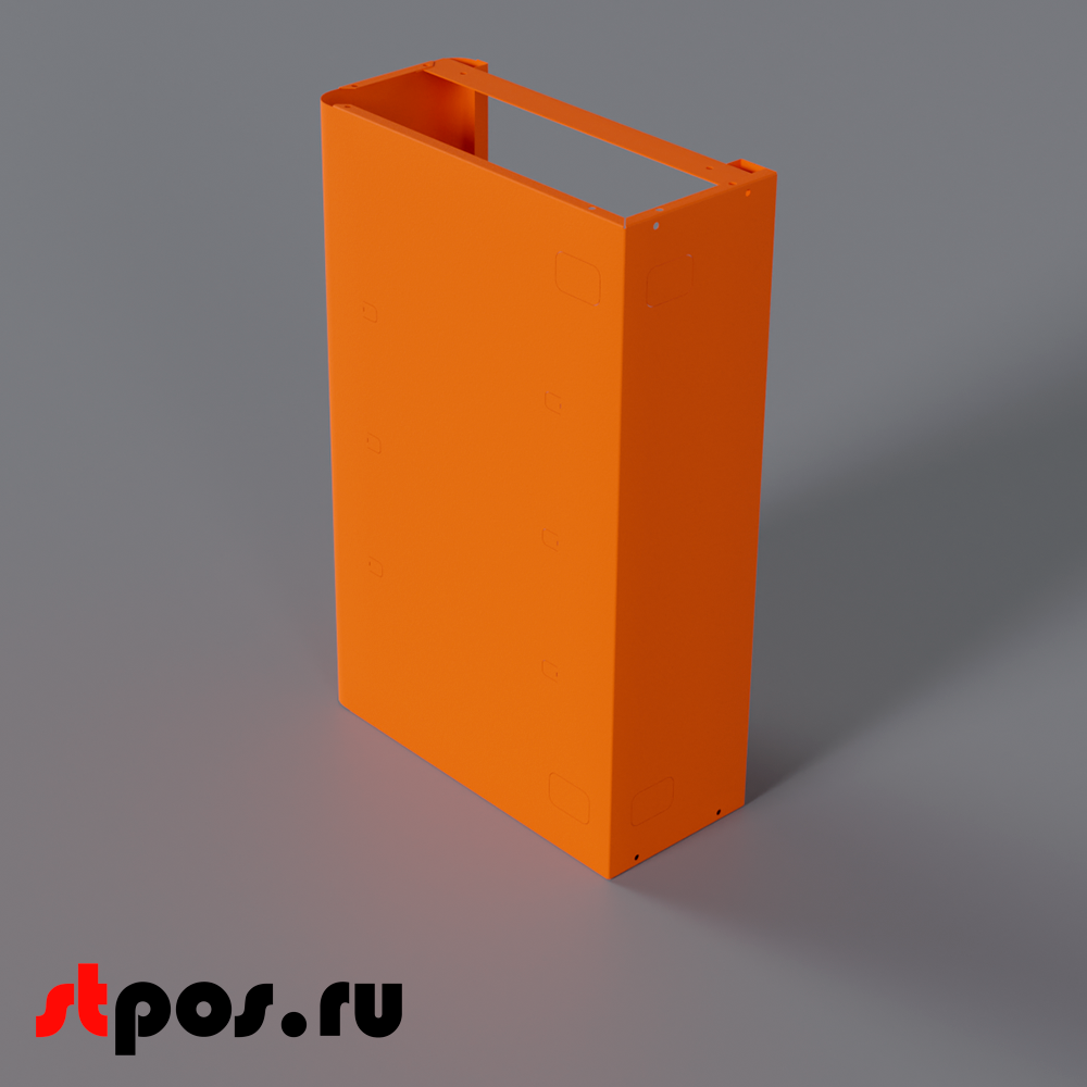 02_Тумба для кассового бокса МИНИМАРКЕТ и МИНИМАРКЕТ PLUS, RAL2004, Оранжевый