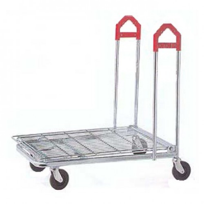 1_Тележка грузовая HDT10 до 300кг, цинк, ручки Красные