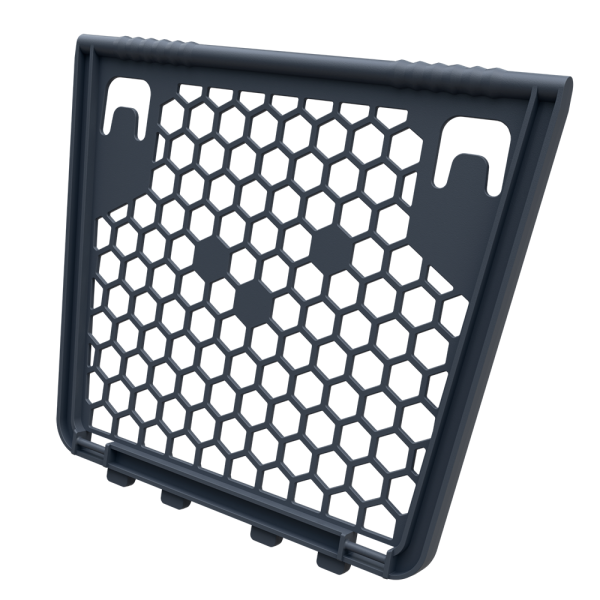 sk_Откидная стенка для покупательских тележек SURF S, RAL7024 Серый