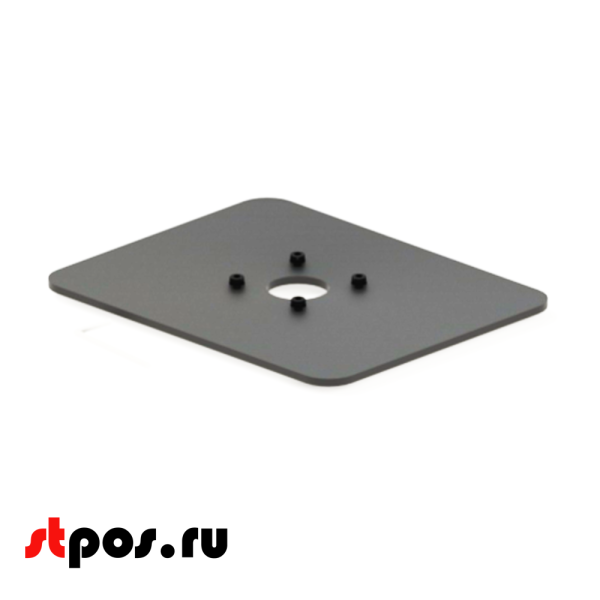 00_Стабилизатор прямоугольный, 250х200 мм, под стойку 51 или 40 мм, RAL7024, Угольно-серый