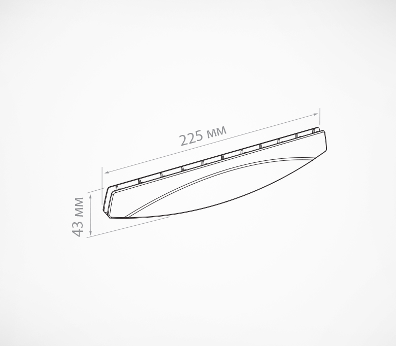 03_Держатель акрилового кармана ACR-HOLDER 210