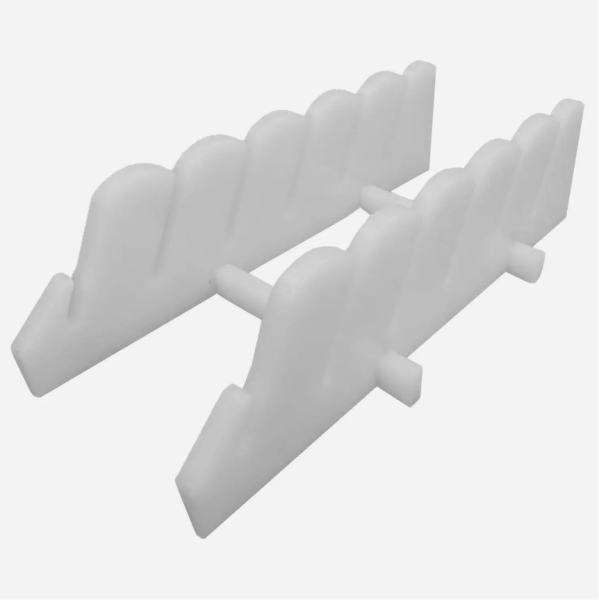 01_Полка для разделочных досок толщиной 10 мм, длимна 508 мм, ширина 260 мм, высота 143 мм, полиэтилен, Белая