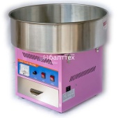 Аппарат для производства сахарной ваты HEC-03 220 В, 50 Гц, 0,9 кВт, Розовый