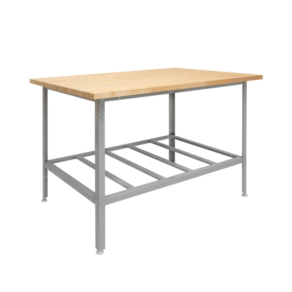 00_Стол кондитерский, полка сплошная СКРТ 12*8, Крашенная сталь