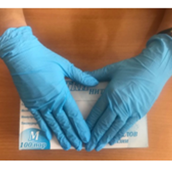 01_Перчатки нитриловые смотровые неопудренные, 200шт.уп., 10 уп.кор. СИНИЕ