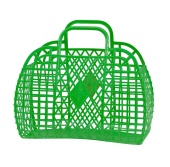 Покупательская сетчатая сумка-корзина Fama 15 литров, Салатовая