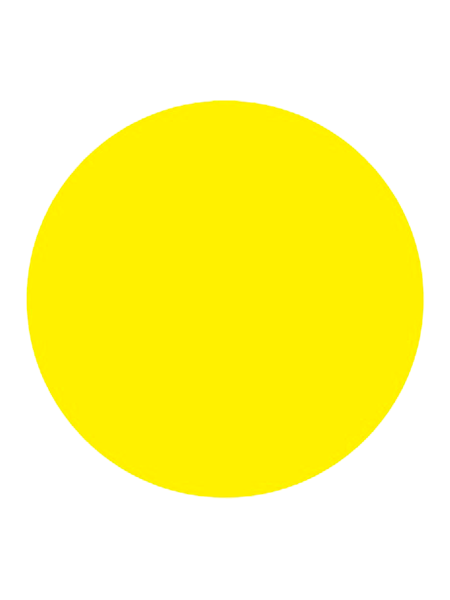 sk_Наклейка Желтый круг двусторонняя d170