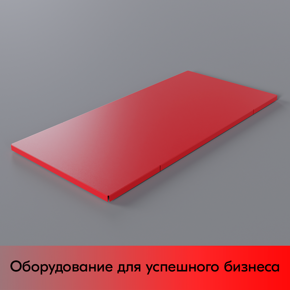 01_Полка в тумбу для кассового бокса МИНИМАРКЕТ, 185х400 мм Шагрень, RAL 3020, Красный 01_Полка в тумбу для кассового бокса МИНИМАРКЕТ, 185х400 мм Шагрень, RAL 3020, Красный