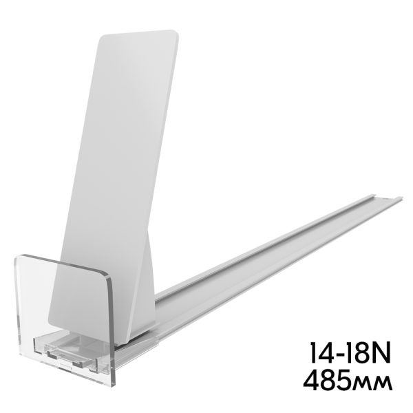 sk_Пружинный толкатель наклонный 44х132 мм FORTA GROSSA-2 14-18N, с но 55х56 мм, 14-18 ньютонов, 485мм