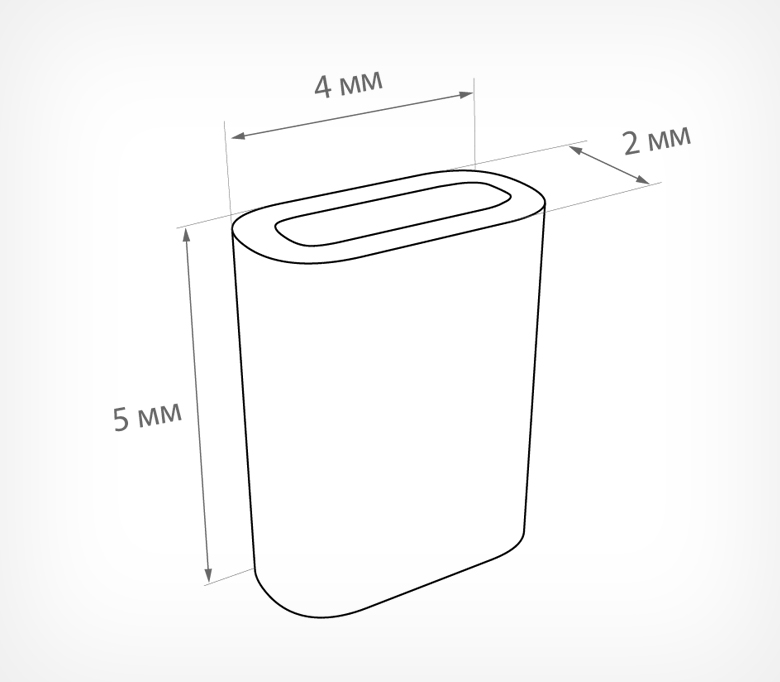 02_Клипса зажимная для стального троса WIRE-CLIP