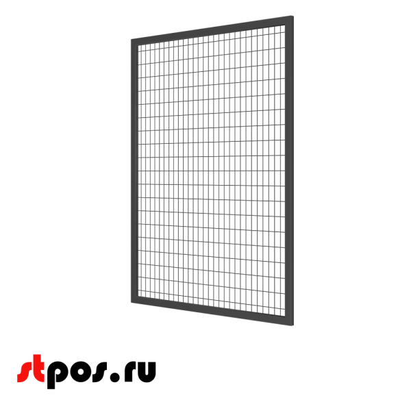 00_Секция производственная, сетчатая 1900х1500, d-3 мм, ячейка 50х100 мм,в покраске