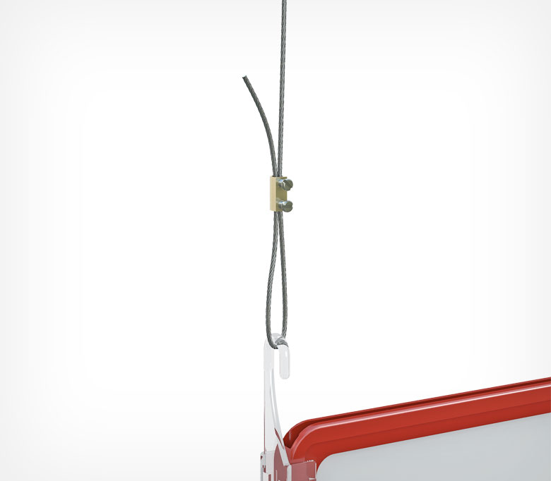 02_Клипса зажимная для стального троса WIRE FIT