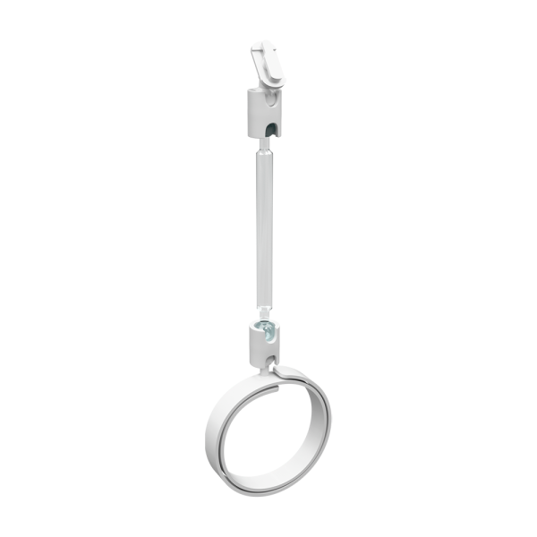 sk_Держатель рамки TECHNO ROLL-VL спираль-улитка на колбасу, ножка  50мм, Белый