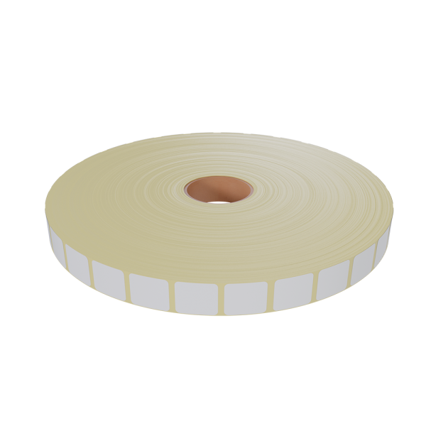 sk_Термо-трансферная полуглянцевая этикетка 17х17х10100, втулка 40мм, 1 ручей