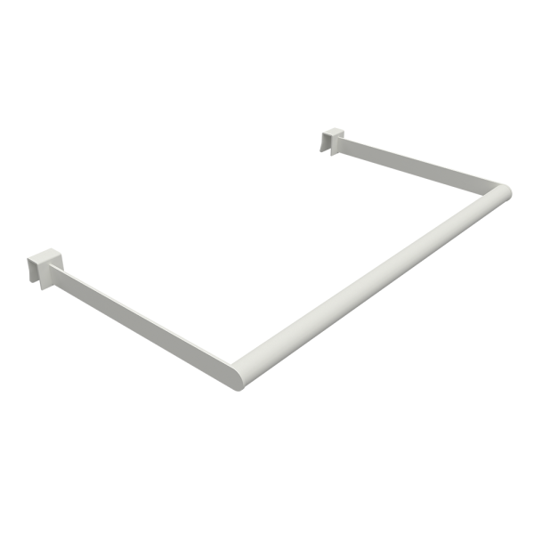 sk_Вешало П-образное d22мм на штангу 30х15мм, 270х500мм, Глянец, RAL9016 Белый