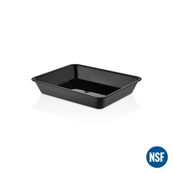 01_Поднос прямоугольный 325х265х50 мм (GN 12 h50) черный