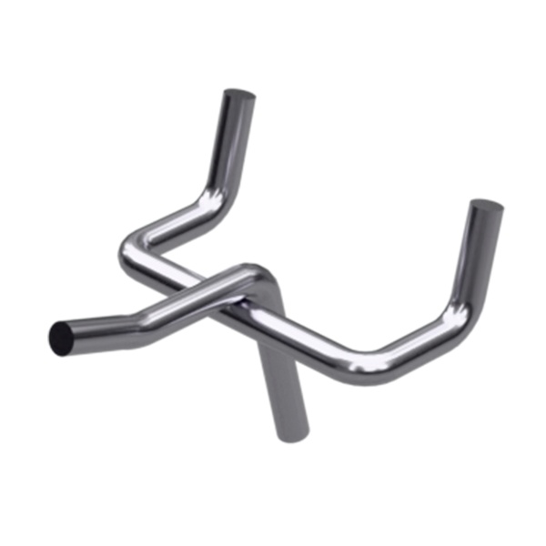 sk_Крючок для перфорации одинарный  50мм, цинк-хром, d5, шаг 50