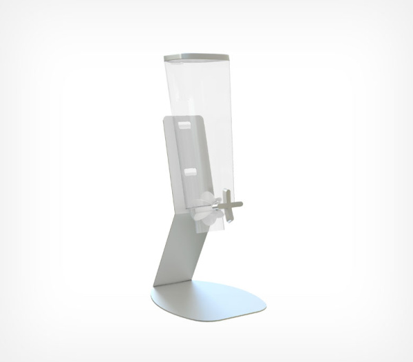 01_Гравитационный контейнер DIAMOND в комплекте с настольной подставкой SET DIAMOND STAND SOLO
