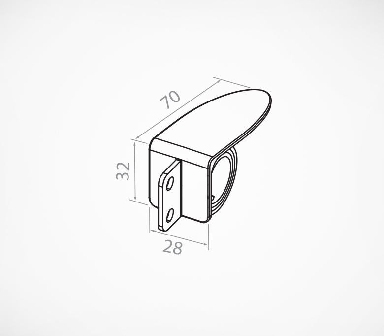 04_Пластиковый держатель-улитка COIL-L