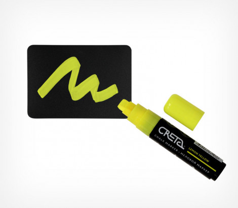 1_Маркер меловой на водной основе CRETA 10, ЖЕЛТЫЙ