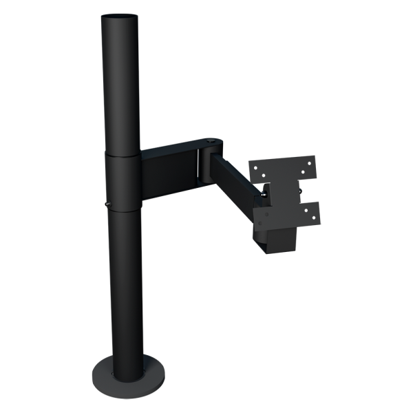 sk_НАБОР Стойка с кронштейном для монитора на шарнире (150+200 мм), Муар, RAL9005 Черный sk_НАБОР Стойка с кронштейном для монитора на шарнире (150+200 мм), Муар, RAL9005 Черный