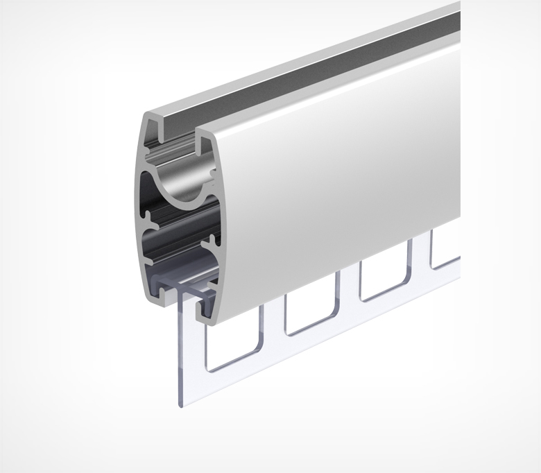02_Вставка в профиль перфорированная  UNITRACK, ECOTRACK UNI-LINE, длина 1000 мм