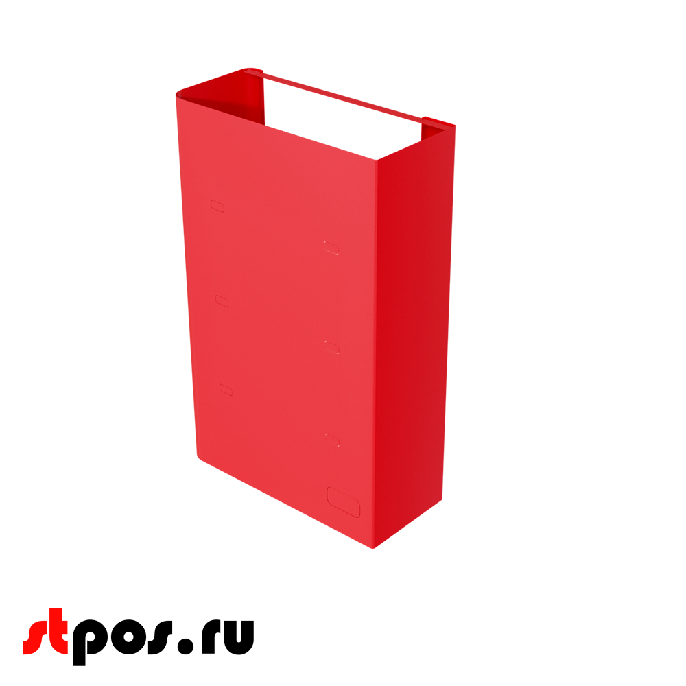 02_Тумба для кассового бокса МИНИМАРКЕТ и МИНИМАРКЕТ PLUS, RAL3020, Красный