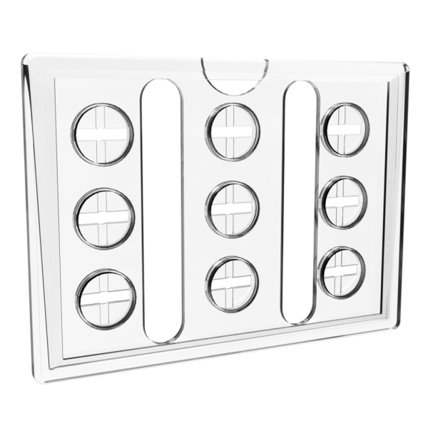 sk_Рамка пластиковая серии ТЕХНО МИНИ формата А7, TM А7, Прозрачная