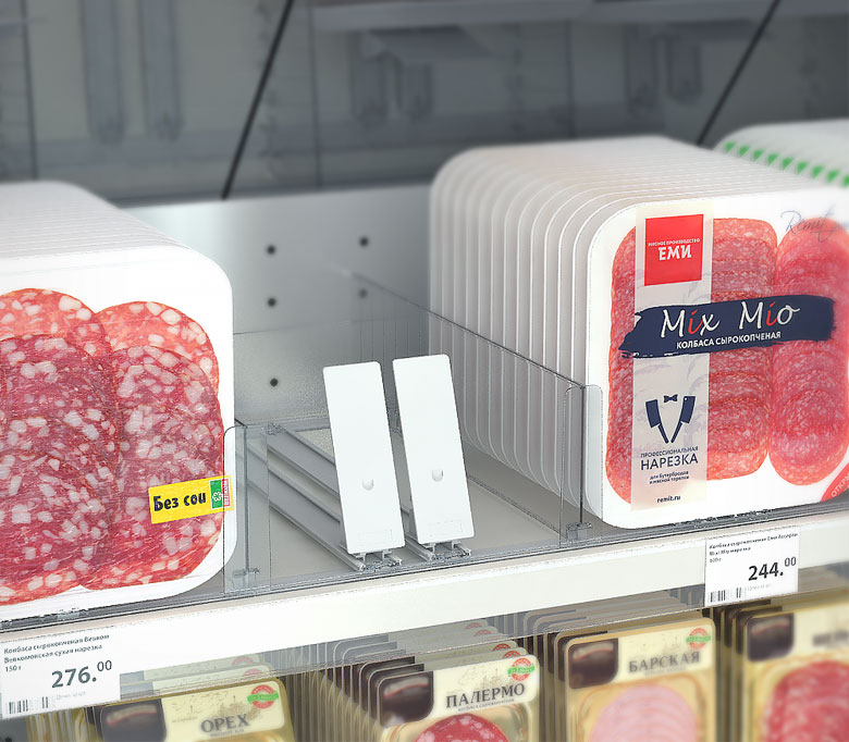 05_Пружинный толкатель наклонный 44х132мм FORTA GROSSA-0 10-14N, 10-14 ньютонов без ограничителя 385мм