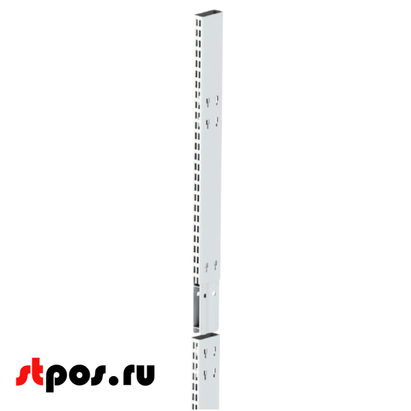 00_Надставка (удлинитель) 700 мм на стойку 70х30 мм спец. заказ, RAL 9016 гл