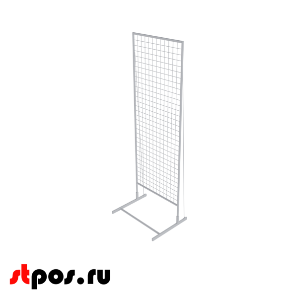 00_Стенд сетчатый односторонний 1830х630мм, RAL9016, Белый