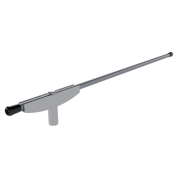 sk_Трубка алюминиевая ALUTUBE 430мм d9мм (в сборе с Т-держателем T-XL, 2 заглушки), для стойки (105113)