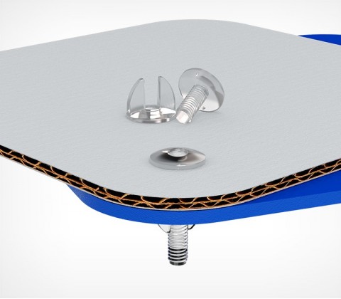 04_Пластиковый винт и гайка с ушками VIKING SCREW, 12,18,25 мм