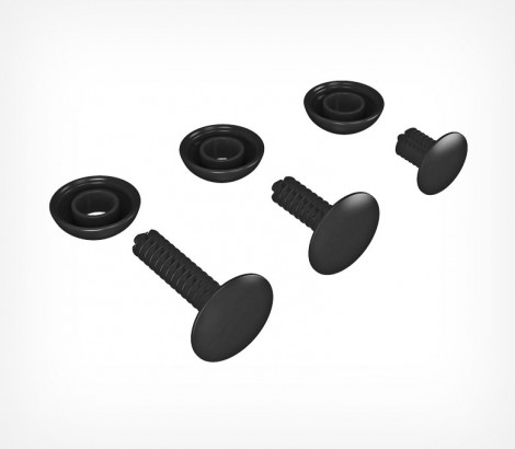 04_Универсальная заклепка QUICK-SNAP с большим замком, Черный