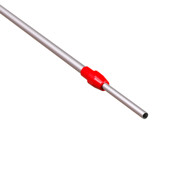 sk_Трубка алюминиевая телескопическая TEL-LOCK-ALUTUBE 1100-1400 мм, трубка серая, переходник красный