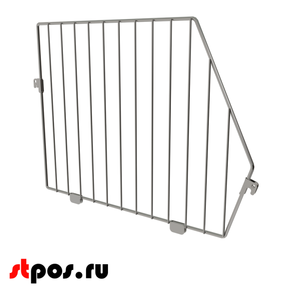 00_Разделитель для корзины сетчатой 400х300 мм ХРОМ
