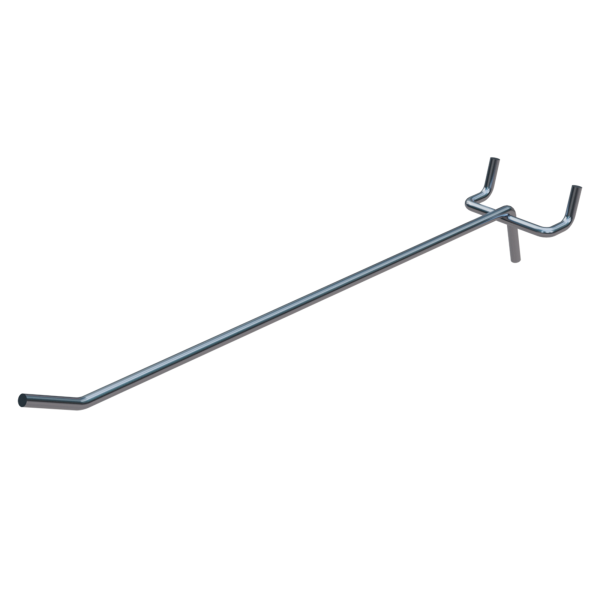 sk_Крючок для перфорации одинарный 300мм, цинк-хром, d5, шаг 50