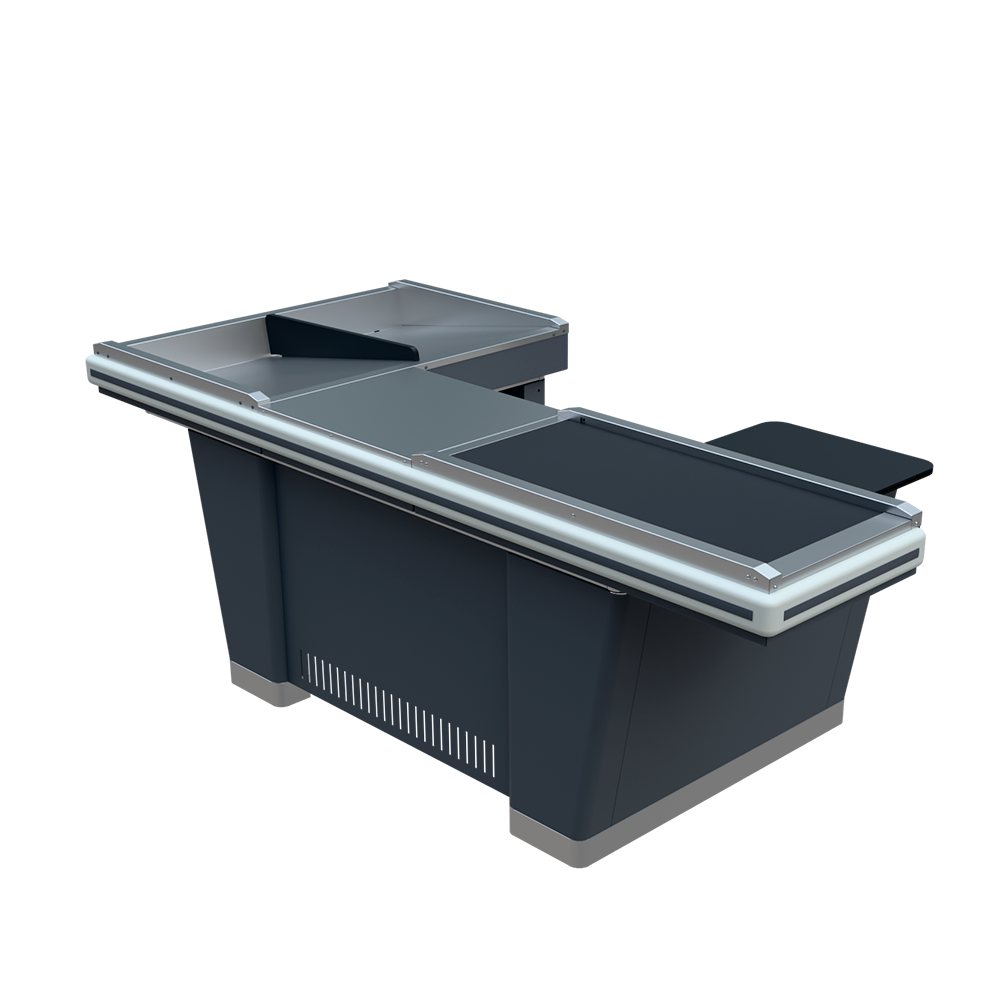 sk_2_Кассовый бокс Stream-XL-230-Т90 (тр-р 90см, ш.нерж.,без вырезов,шир. нак.),Муар,RAL7024,Серый,Левый