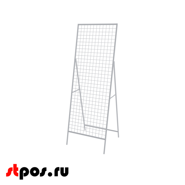 00_Стенд сетчатый складной 1830х630мм, RAL9016, Белый