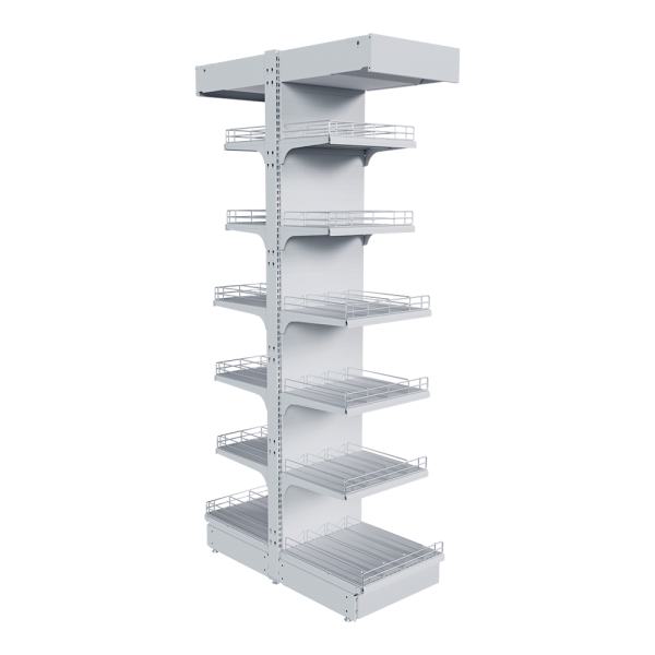 sk_НАБОР стеллаж 25 70 ГЛУХОЙ островной 2250х500х500 12 полок, ограничители, разделители, ценник sk_НАБОР стеллаж 25 70 ГЛУХОЙ островной 2250х500х500 12 полок, ограничители, разделители, ценник