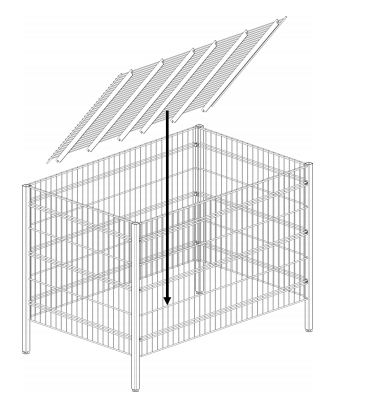 1_Дно стола для распродаж 1200х800 мм (Цинк)