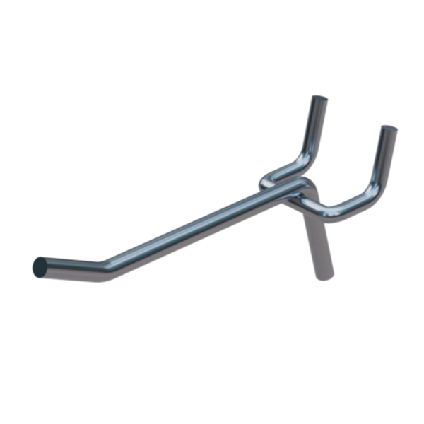 sk_Крючок для перфорации одинарный 100 мм, цинк-хром, d5мм, шаг 25