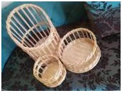 1_Корзина для багетов из натуральной лозы