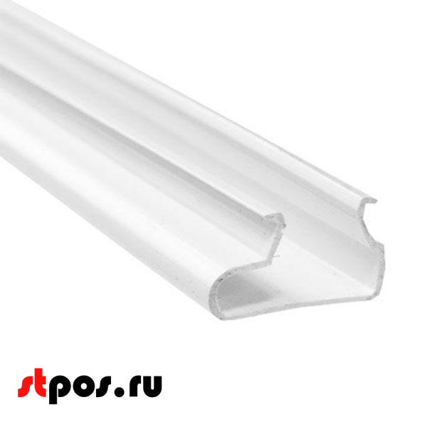 00_Вставка пластиковая в экономпанель (облегченная), пластик 1200мм, белая