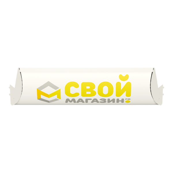 stpos_Фриз рекламный наклонный угла внутреннего R212 мм, Глянец, RAL9016 Белый