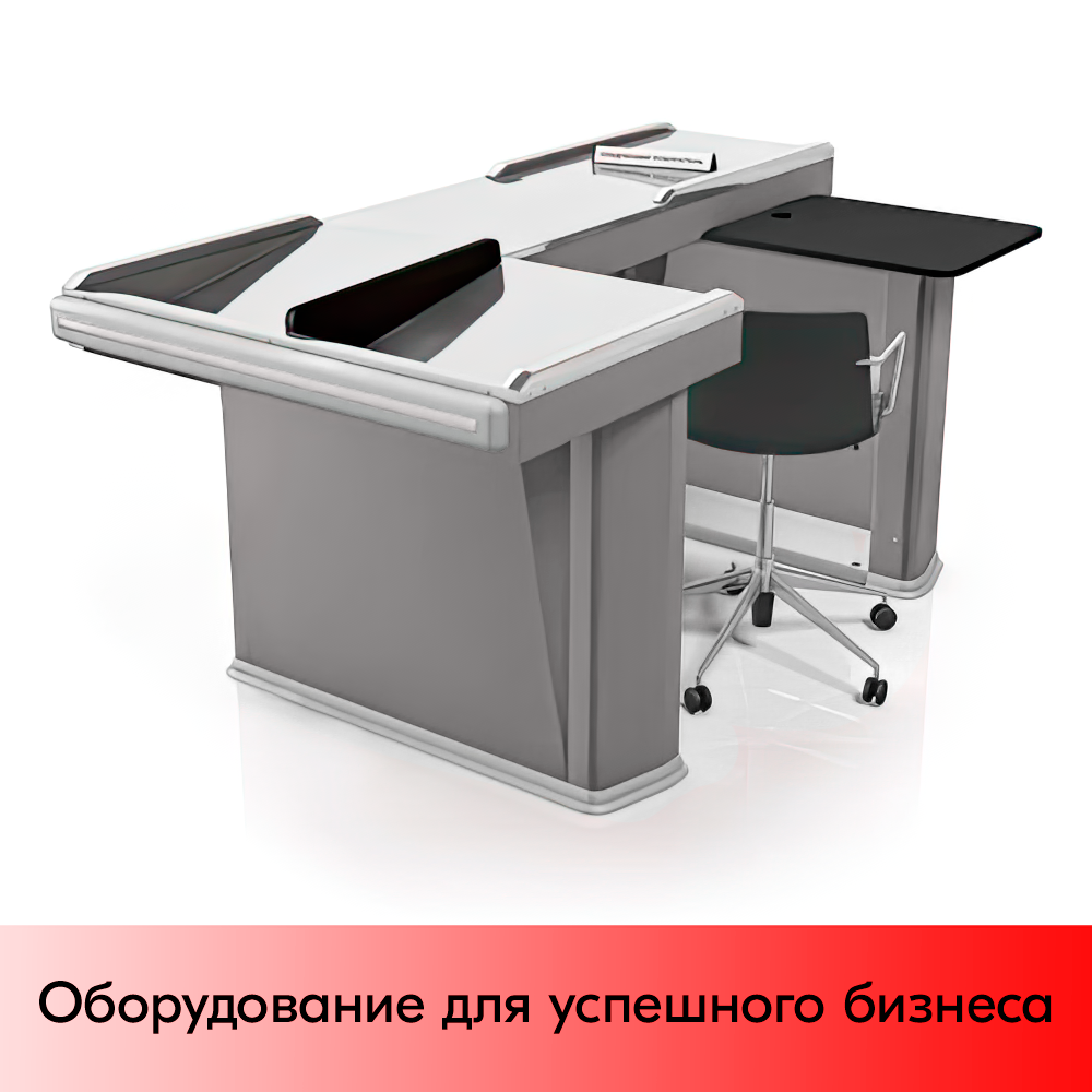 01_Кассовый бокс Stream-XL-180 v3.0 (шлиф.нерж,вырезы ДЯ FT,МК 2Т,широкий накоп),RAL9022,Серый,Левый