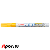 Маркер-краска PAINT PX-21 для письма по любой поверхности,толщина линии 0,8-1,2 мм,овальный,ЖЕЛТЫЙ