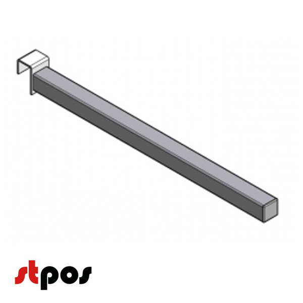 1_Держатель-разделитель на штангу 30х15 (профиль), хромированный, длина 500 мм